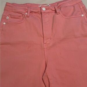 Judy Blue High Rise Coral Jeans